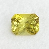 1.24 ct Radiant Yellow Natural Sapphire