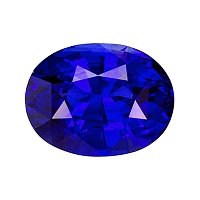 3.42 ct Oval Blue Natural Sapphire