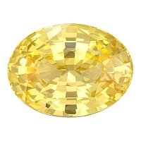 8.54 ct Oval Yellow Natural Sapphire