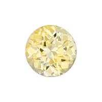 1.23 ct Round Yellow Natural Sapphire