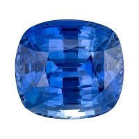 4.06 ct Cushion Blue Natural Sapphire