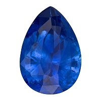 3.49 ct Pear Blue Natural Sapphire