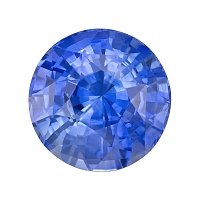 4.03 ct Round Blue Natural Sapphire