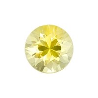 1.07 ct Round Yellow Natural Sapphire