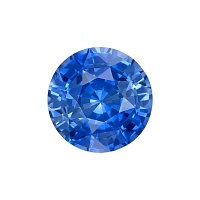 1.33 ct Round Blue Natural Sapphire