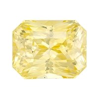 5.03 ct Radiant Yellow Natural Sapphire
