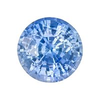 3.58 ct Round Blue Natural Sapphire