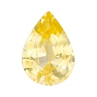 2.21 ct Pear Yellow Natural Sapphire