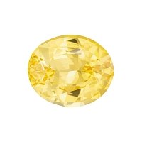 1.65 ct Oval Yellow Natural Sapphire
