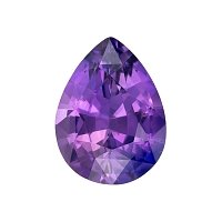 1.76 ct Pear Purple Natural Sapphire