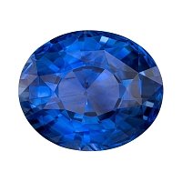 4.18 ct Oval Blue Natural Sapphire