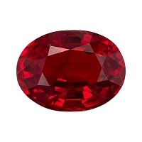 3.25 ct Oval Red Natural Ruby