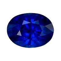 3.53 ct Oval Blue Natural Sapphire