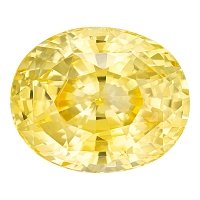 10.71 ct Oval Yellow Natural Sapphire