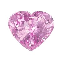 3.59 ct Heart Pink Natural Sapphire