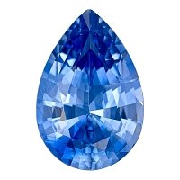 4.78 ct Pear Blue Natural Sapphire