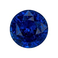 5.58 ct Round Blue Natural Sapphire