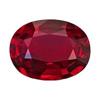3.03 ct Oval Red Natural Ruby
