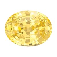 4.52 ct Oval Yellow Natural Sapphire