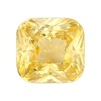 4.02 ct Cushion Yellow Natural Sapphire