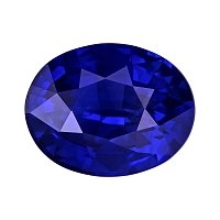 3.52 ct Oval Blue Natural Sapphire