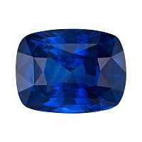 4.13 ct Cushion Blue Natural Sapphire