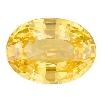 5.41 ct Oval Yellow Natural Sapphire