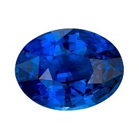 3.12 ct Oval Blue Natural Sapphire