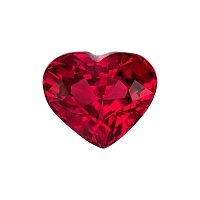 1.25 ct Heart Red Natural Ruby