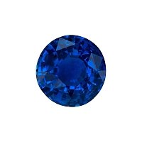 1.05 ct Round Blue Natural Sapphire