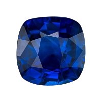 3.30 ct Cushion Blue Natural Sapphire