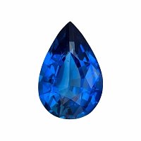 1.32 ct Pear Blue Natural Sapphire