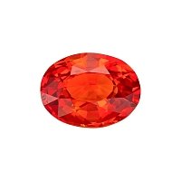 0.92 ct Oval Orange Natural Sapphire