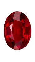 1.48 ct Oval Red Natural Ruby