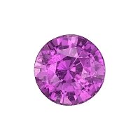 1.34 ct Round Purple Natural Sapphire