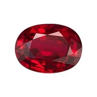 2.19 ct Oval Red Natural Ruby