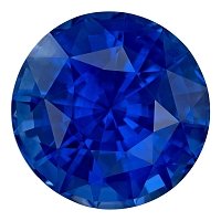 10.09 ct Round Blue Natural Sapphire
