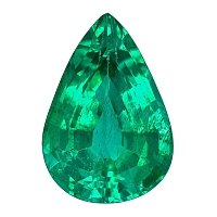 2.67 ct Pear Green Natural Emerald