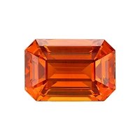 2.11 ct Emerald Orange Natural Sapphire