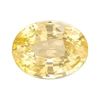 3.42 ct Oval Yellow Natural Sapphire