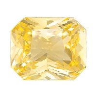5.07 ct Radiant Yellow Natural Sapphire