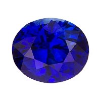 4.09 ct Oval Blue Natural Sapphire