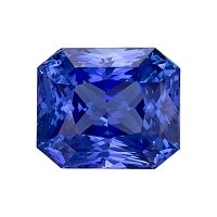 3.46 ct Radiant Blue Natural Sapphire