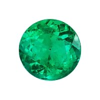 2.13 ct Round Green Natural Emerald