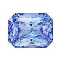4.35 ct Radiant Blue Natural Sapphire