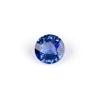1.55 ct Round Blue Natural Sapphire