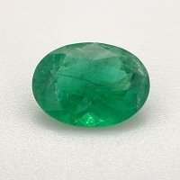 0.76 ct Oval Green Natural Emerald