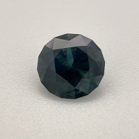 0.57 ct Round Blue Natural Sapphire