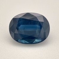 3.41 ct Oval Blue Natural Sapphire