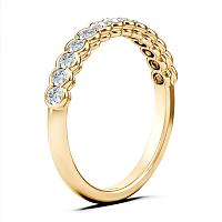 Selena Wedding Ring with Natural Diamonds 0.43ct Total Weight